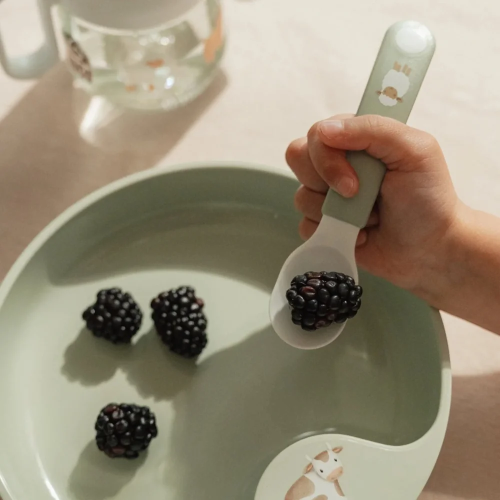 Little Dutch Σετ 2 Εκπαιδευτικά Κουταλάκια Φαγητού Mio Forest Friends - 2