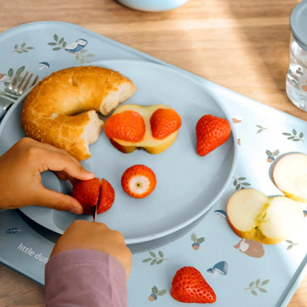 Little Dutch Σετ 3 Παιδικά Μαχαιροπήρουνα Mio Forest Friends - 2