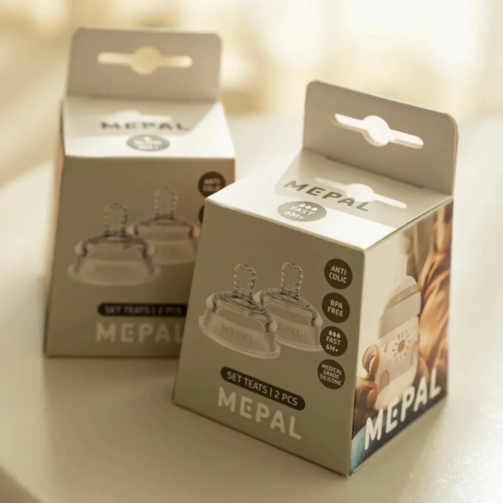 Mepal Θηλές Γρήγορης Ροής για Μπιμπερό Mio 2 τεμάχια (διάφανες) - 5