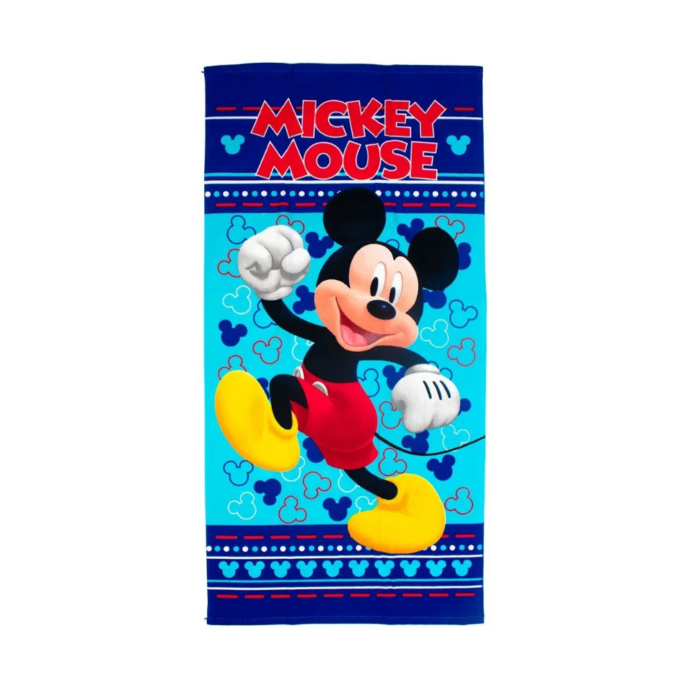 Dimcol Πετσέτα Θαλάσσης Quick Dry Disney Home Mickey 70x140 εκ. Sky Blue - 1