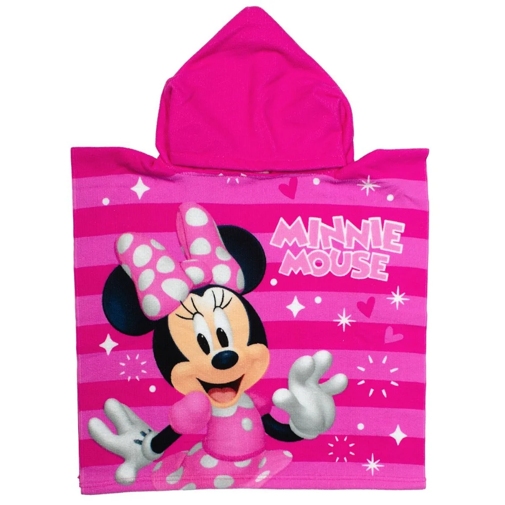 Dimcol Πόντσο Θαλάσσης Quick Dry Disney Home Minnie 50x100 Fuchsia-Pink - 1