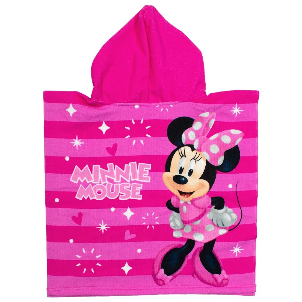 Dimcol Πόντσο Θαλάσσης Quick Dry Disney Home Minnie 50x100 Fuchsia-Pink - 2
