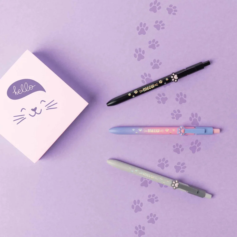 Legami Στυλό Ballpoint Meow Μπλε Μελάνι - 3