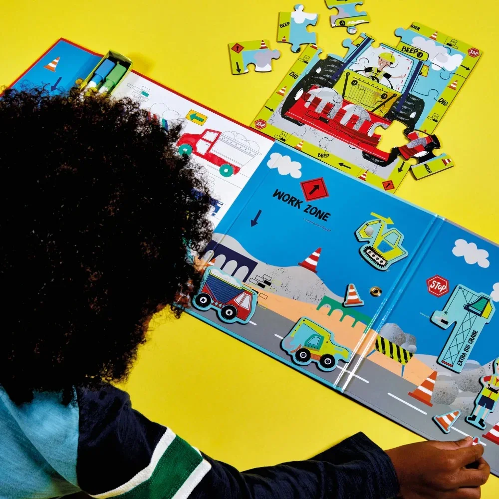 Floss & Rock Μαγνητικό Παιχνίδι Δραστηριοτήτων 4 σε 1 Κατασκευές - 3