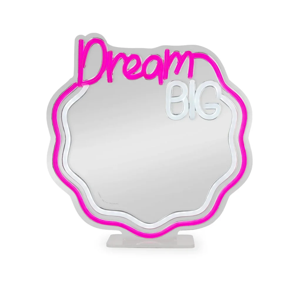 Legami Mirror With Neon Effect Led Light Its a Sign Dream Big - 1