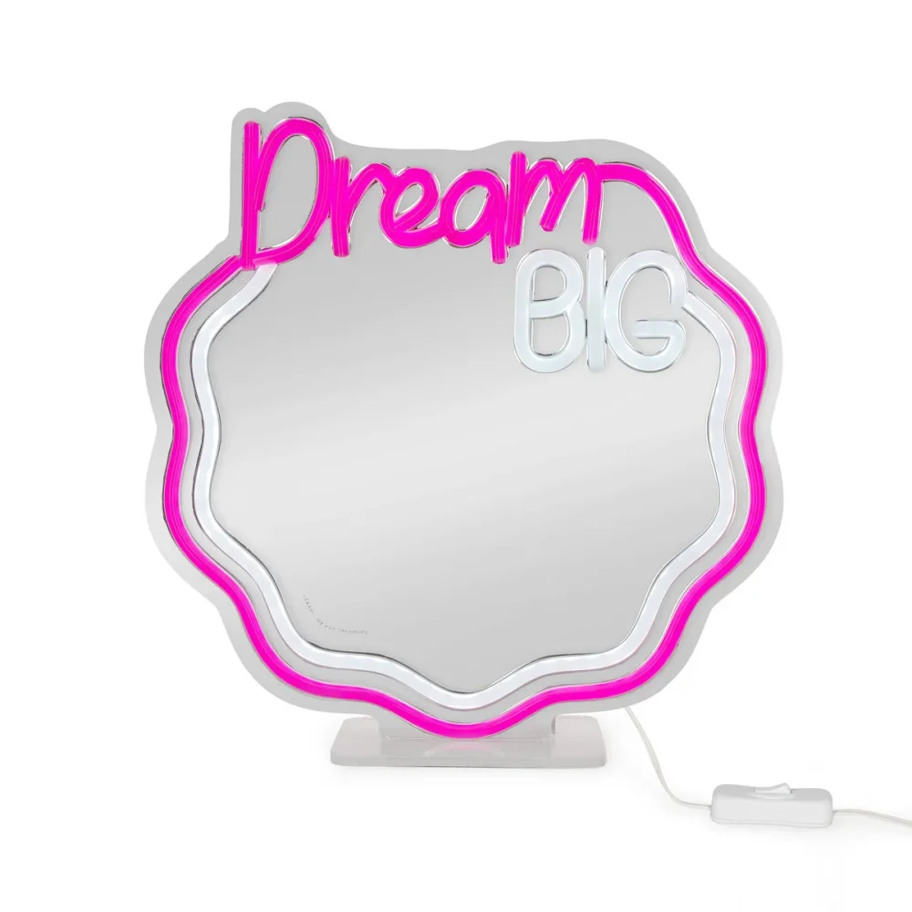 Legami Mirror With Neon Effect Led Light Its a Sign Dream Big - 3