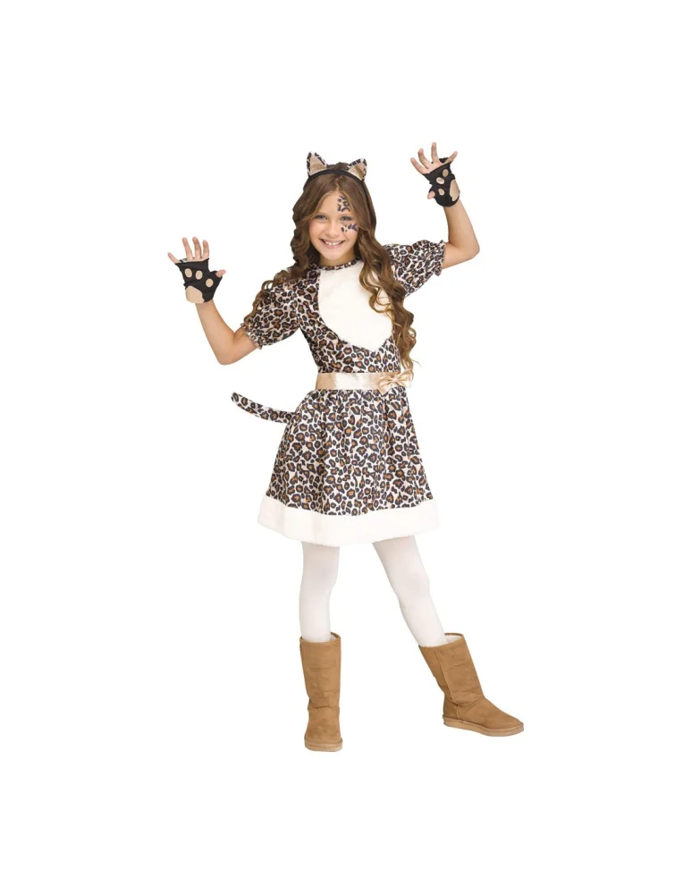 Αποκριάτικη Παιδική Στολή Ροζ Λεοπάρδαλη Νο 6 ετών - 1