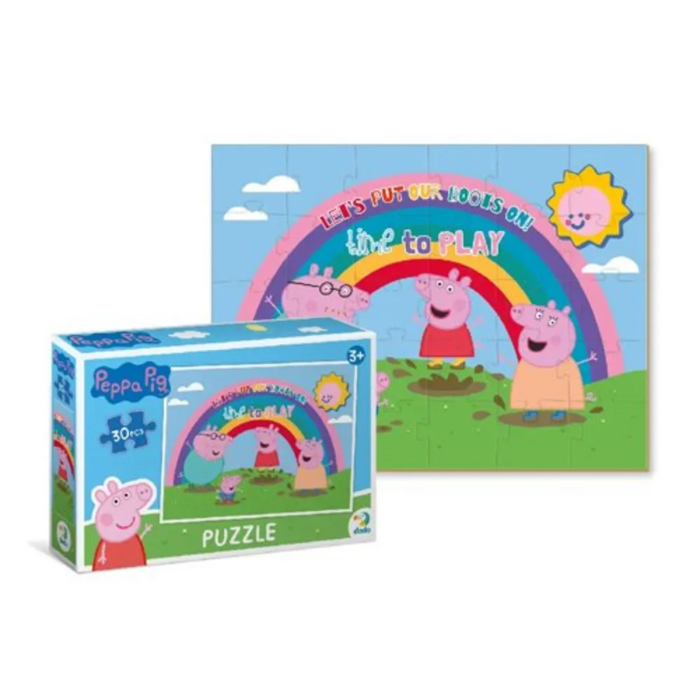 Dodo Παζλ Η Peppa το Γουρουνάκι Ώρα για Παιχνίδι 30 τεμ. - 1