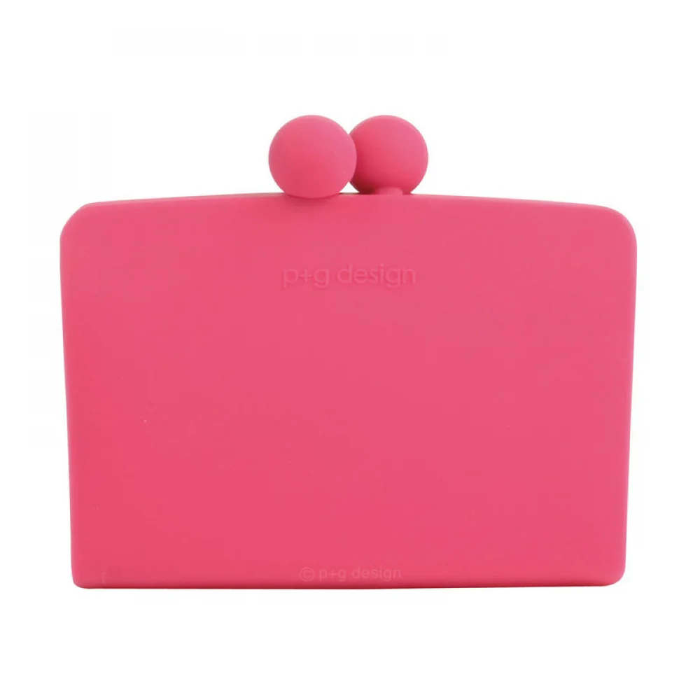 PG Design Πορτοφόλι με Διαχωριστικό από Σιλικόνη Ροζ - 1
