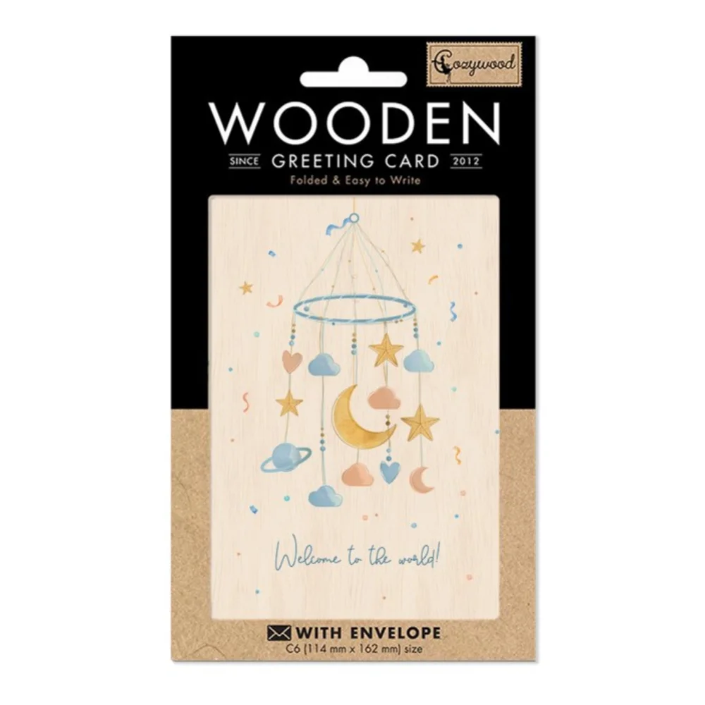 Cozywood Ξύλινη Κάρτα Planetary Carousel - 1
