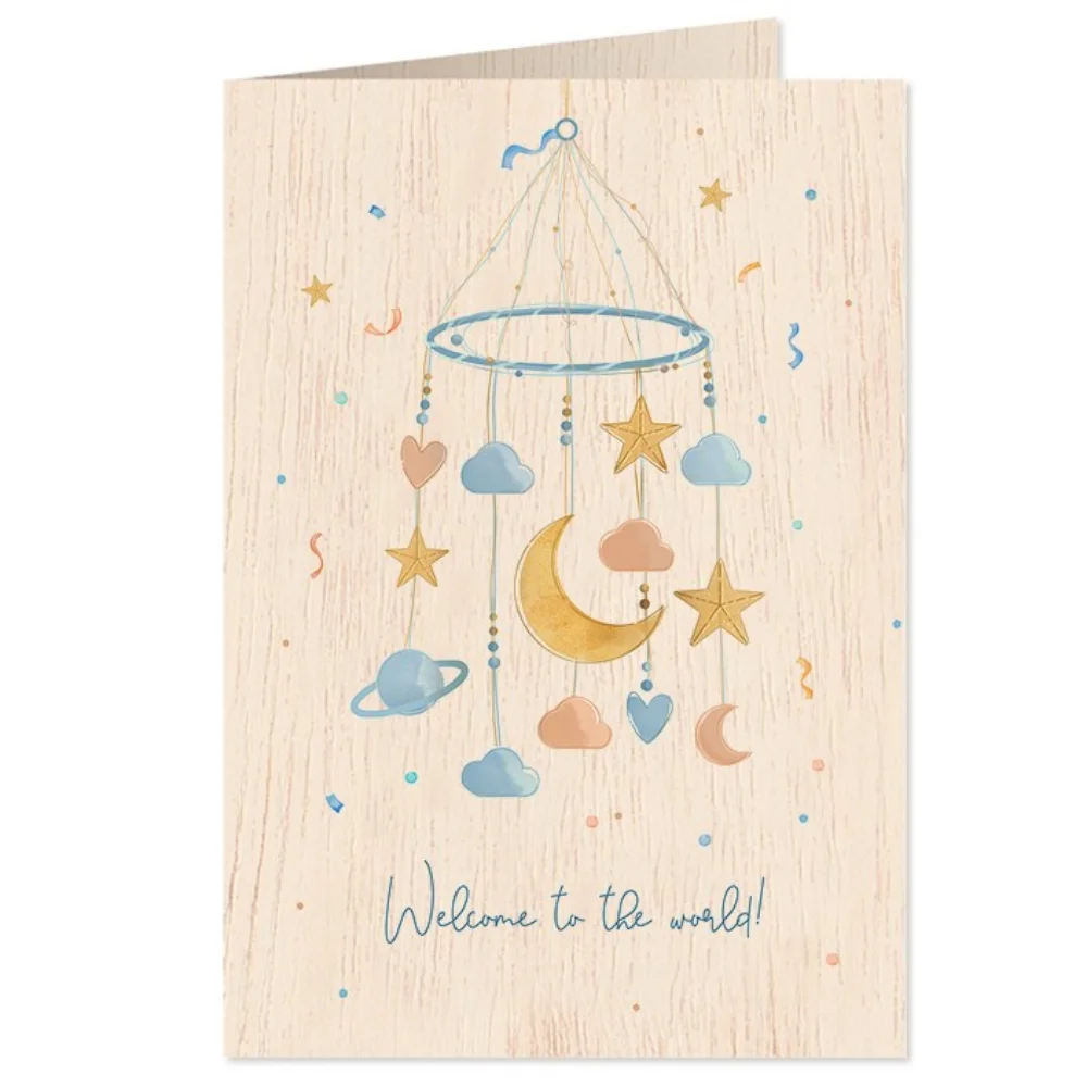 Cozywood Ξύλινη Κάρτα Planetary Carousel - 2