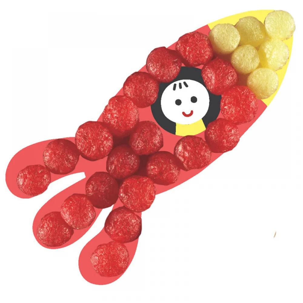 Playmais Mini Κατασκευή με Σφουγγαράκια από Άμυλο Καλαμποκιού 2 Κάρτες Πύραυλος - 4