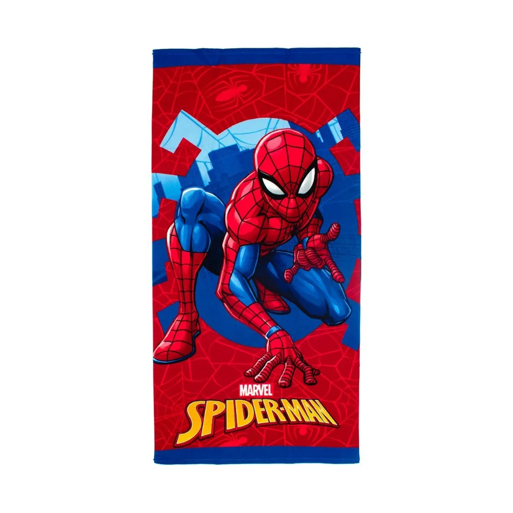 Dimcol Πετσέτα Θαλάσσης Quick Dry Marvel Spider-Man 70x140 Red - 1