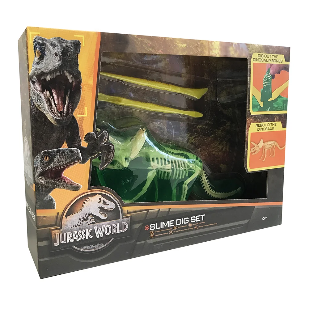 Jurassic World Σετ Ανασκαφής Σκελετός Δεινοσαύρου σε Slime - 1