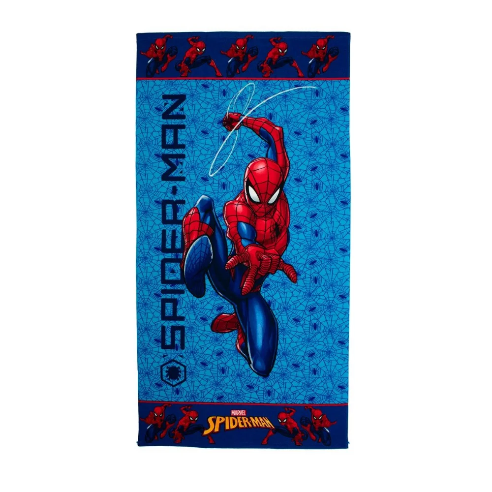 Dimcol Πετσέτα Θαλάσσης Quick Dry Marvel Spider-Man 70x140 Sky Blue - 1