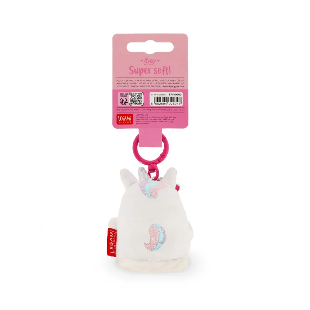 Legami Λούτρινο Μπρελόκ Soft! Tiny Unicorn - 5