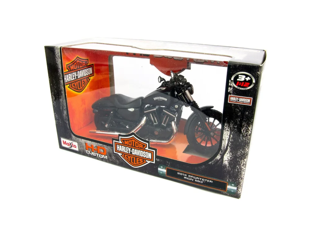 Maisto Motorcycles Harley Davidson 2014 Sportster Iron 883 1:12 - 5