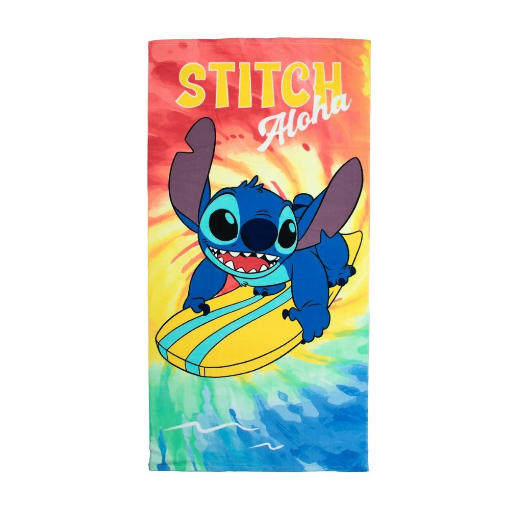Dimcol Πετσέτα Θαλάσσης Quick Dry Disney Home Lilo & Stitch 70x140 εκ. Orange - 1