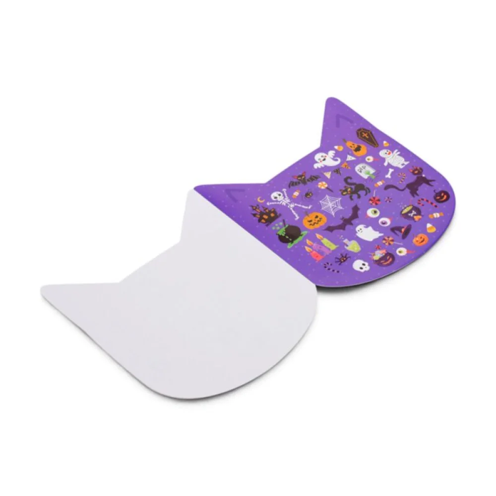 Puckator Βιβλιαράκι με Αυτοκόλλητα σε Σχήμα Γάτας Spooky Stickers 10 Σελίδες - 3