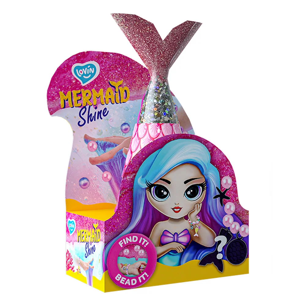 Σετ Δημιουργίας Γλίτσας Γοργόνα Ροζ - 1