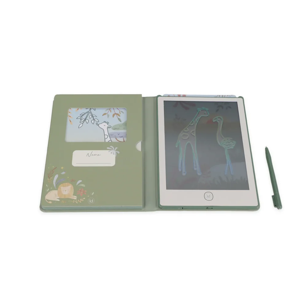 Little Dutch Tablet Ζωγραφικής Safari Friends Πράσινο - 11