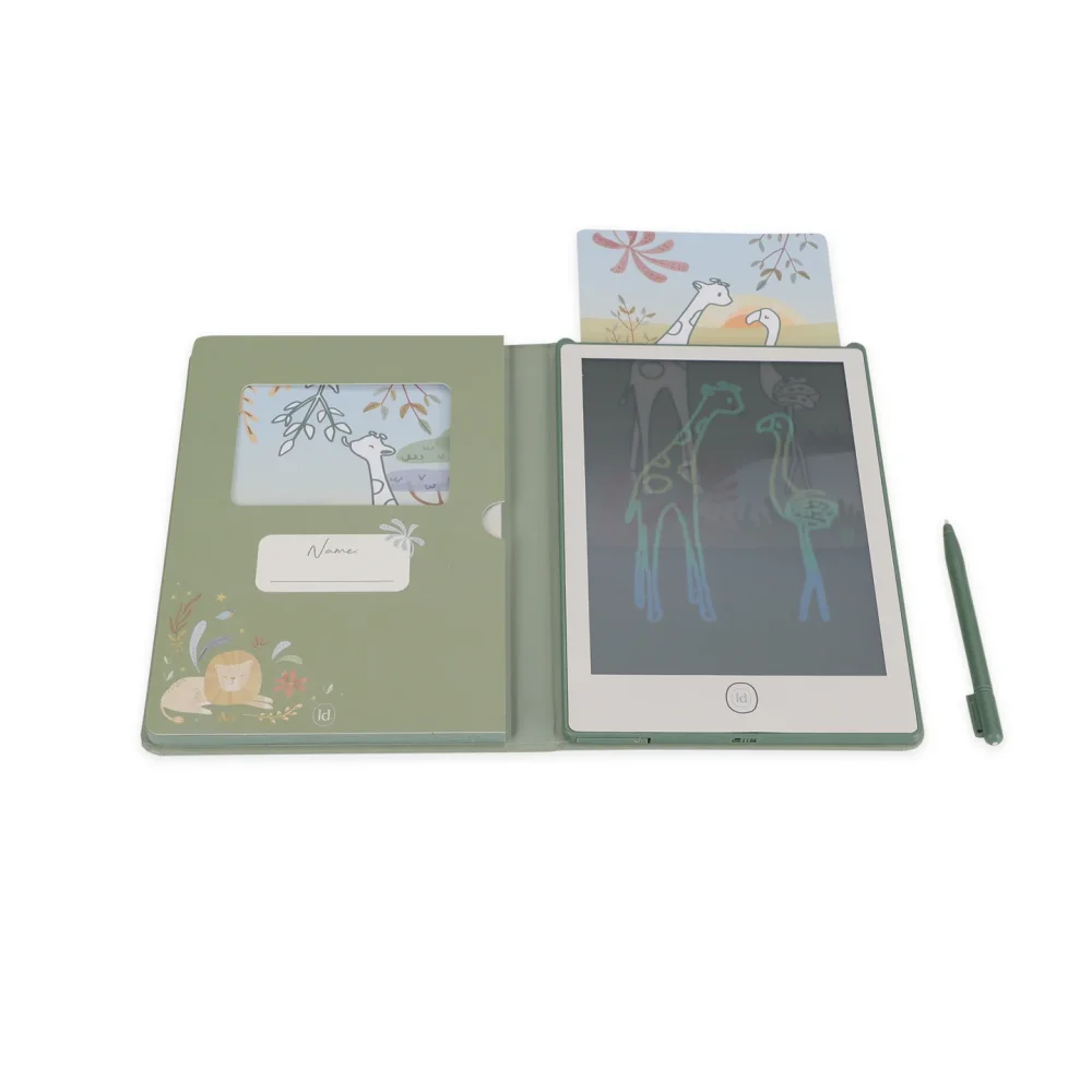 Little Dutch Tablet Ζωγραφικής Safari Friends Πράσινο - 12