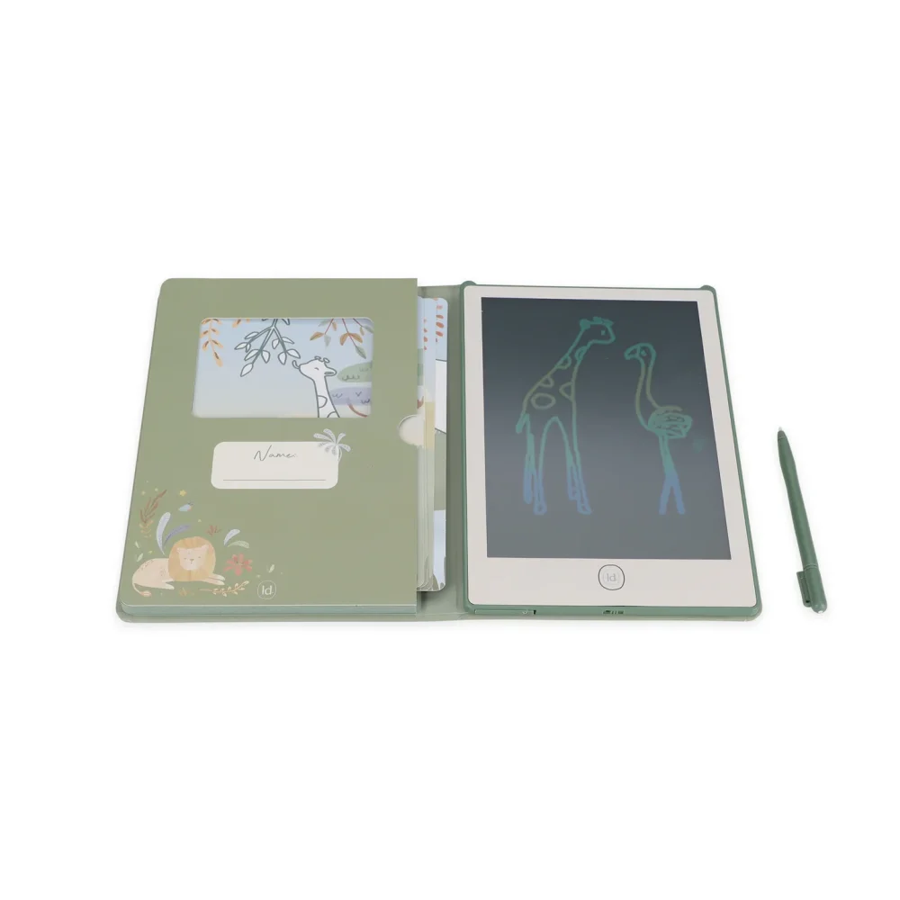 Little Dutch Tablet Ζωγραφικής Safari Friends Πράσινο - 14
