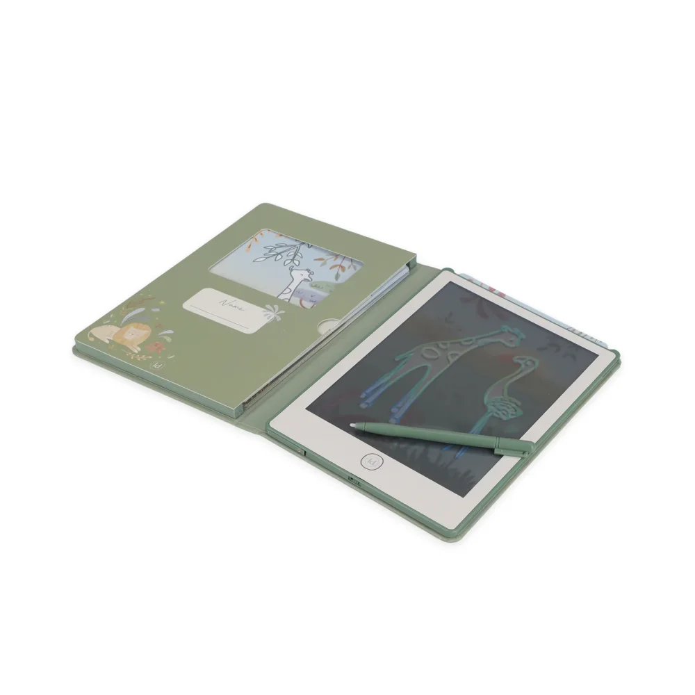 Little Dutch Tablet Ζωγραφικής Safari Friends Πράσινο - 15