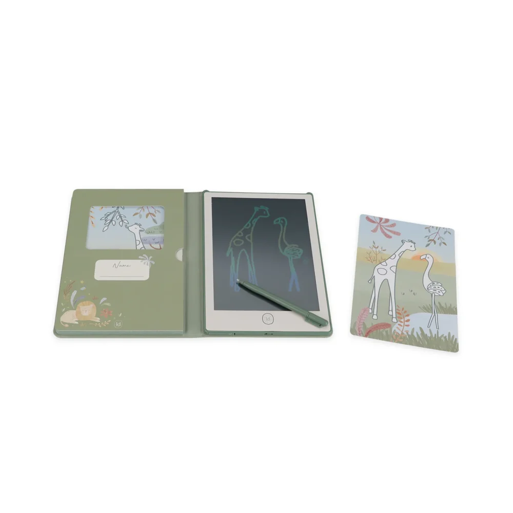Little Dutch Tablet Ζωγραφικής Safari Friends Πράσινο - 16