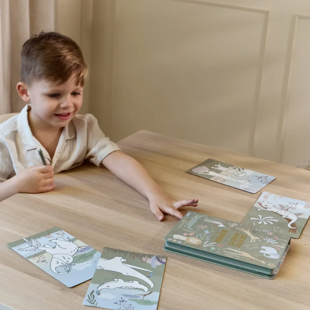 Little Dutch Tablet Ζωγραφικής Safari Friends Πράσινο - 19
