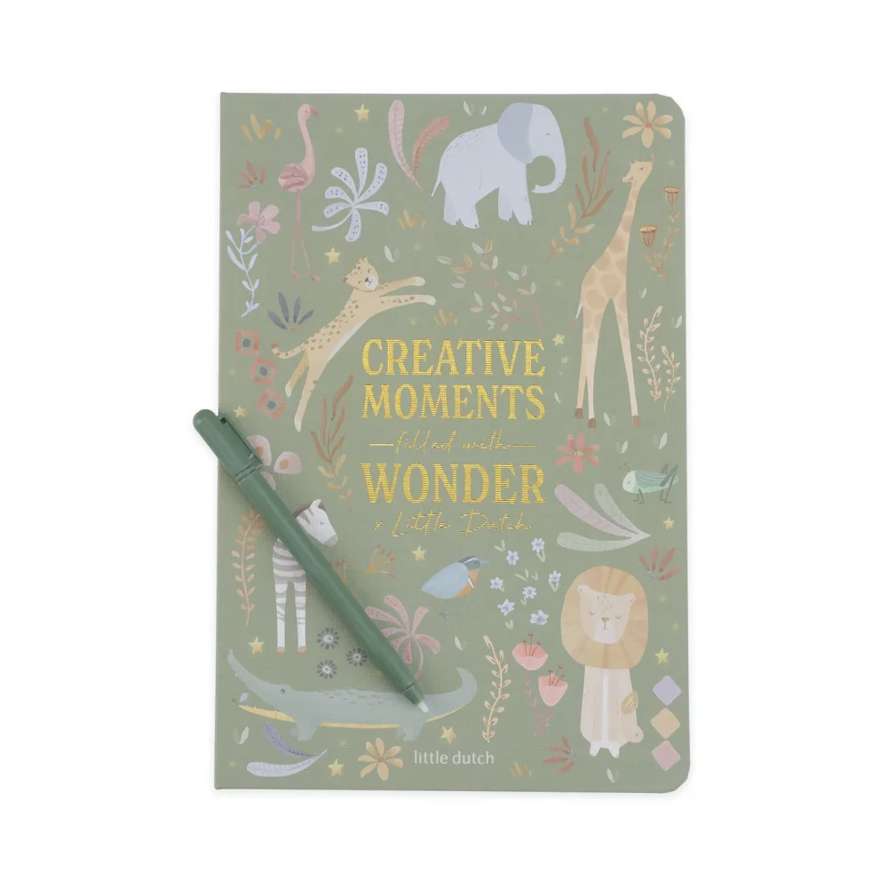 Little Dutch Tablet Ζωγραφικής Safari Friends Πράσινο - 5