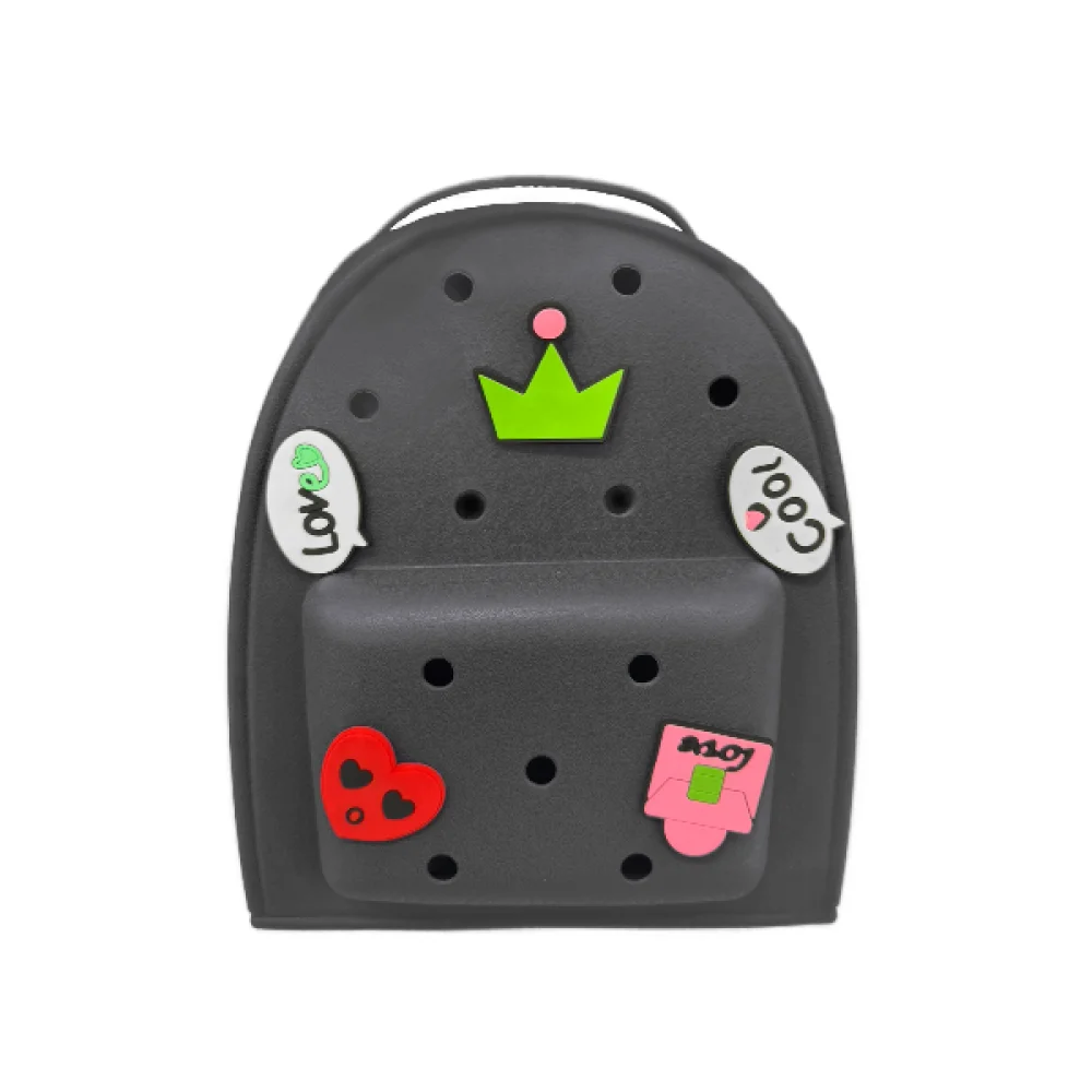 Τσάντα Backpack με 5 Pins Μαύρο - 1