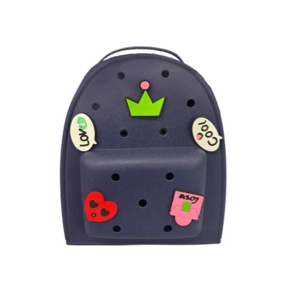 Τσάντα Backpack με 5 Pins Μπλε - 1
