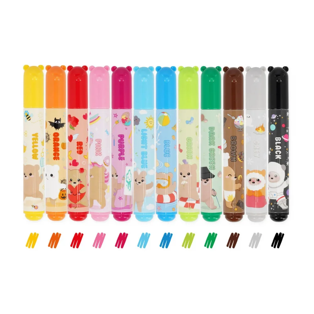 Legami Μαρκαδόροι Teddy Friends Σετ 12 Χρώματα - 2