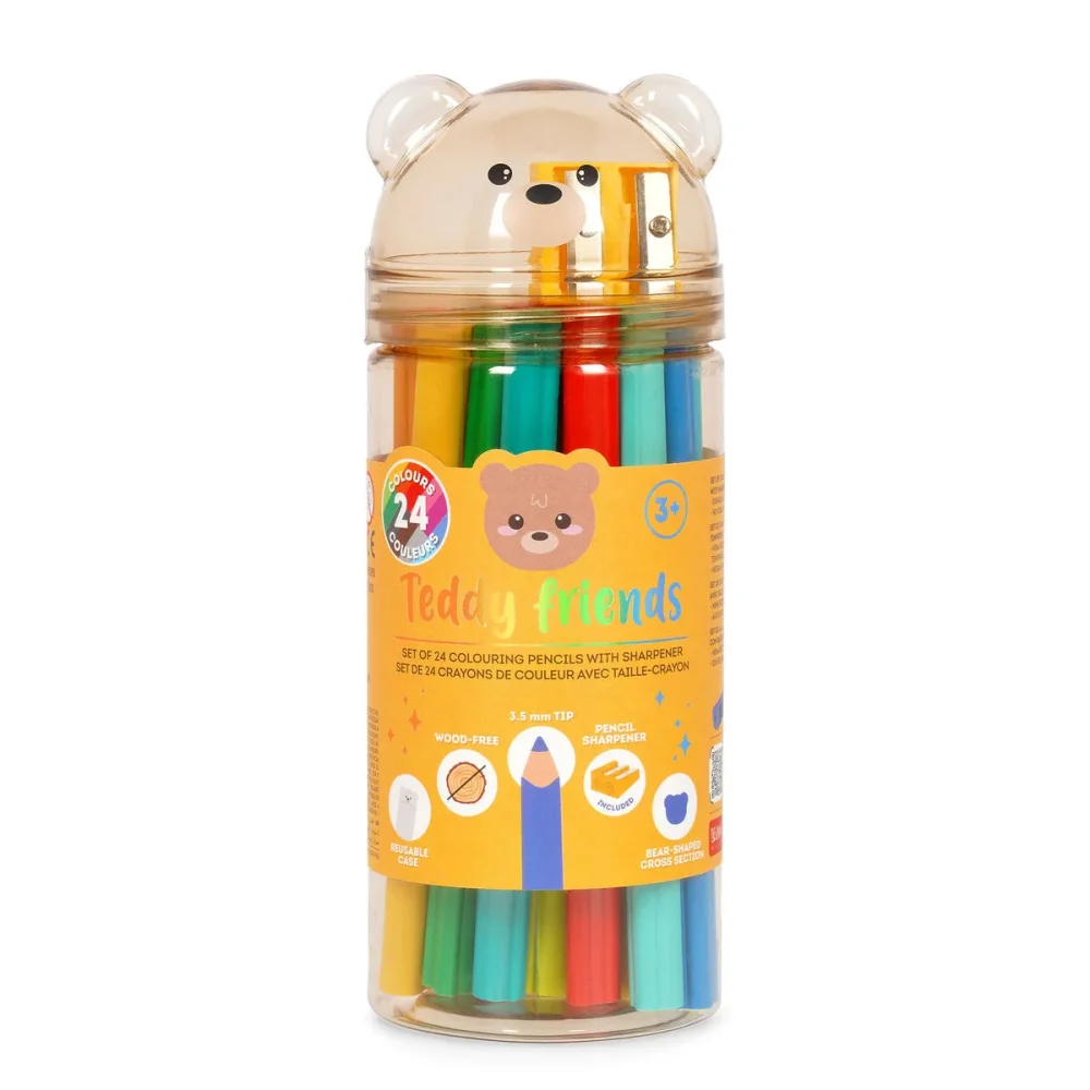 Legami Ξυλομπογιές Teddy Bear Σετ 24 τμχ. - 1
