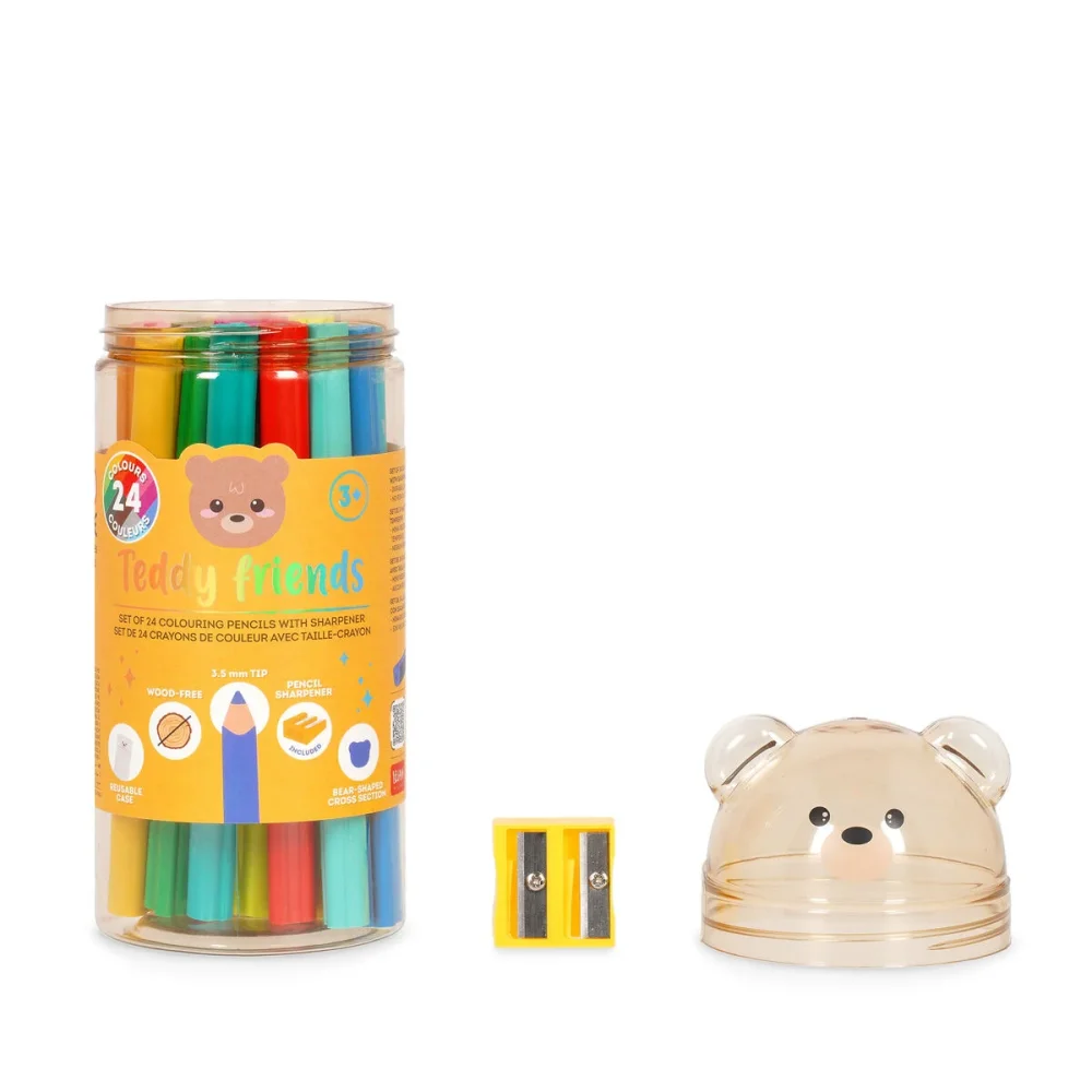 Legami Ξυλομπογιές Teddy Bear Σετ 24 τμχ. - 2