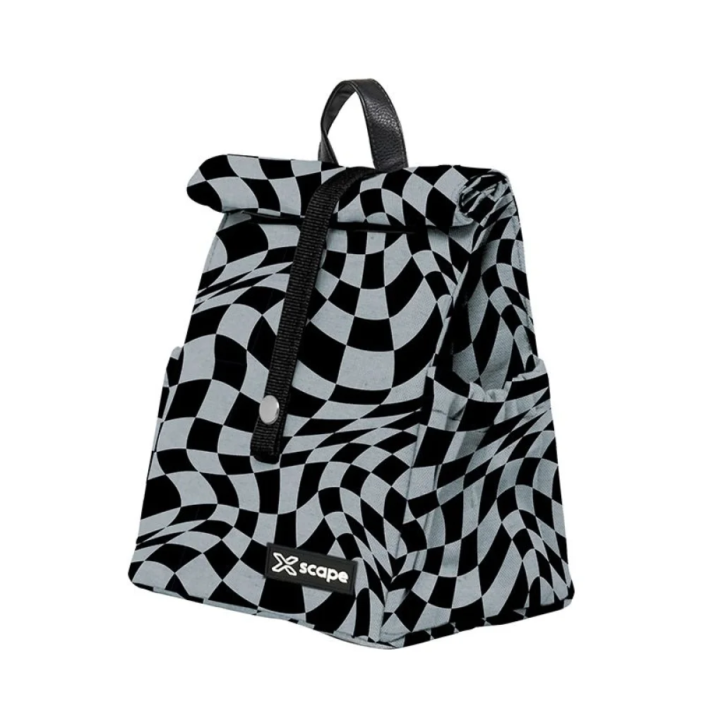 Graffiti Τσαντάκι Φαγητού Roll Top Xscape Checkers - 1