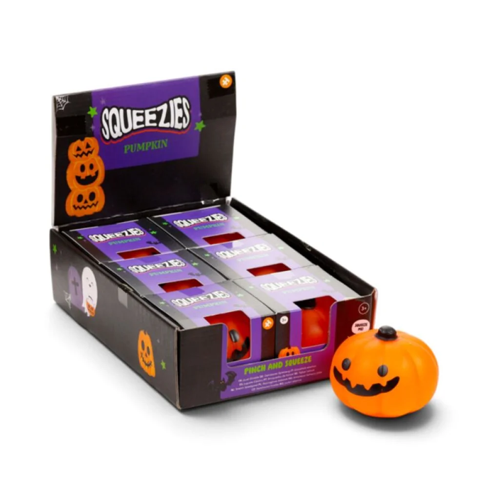 Puckator Stress Toy Squeezy Μαλτόζης Spooky Pumpkin - 2