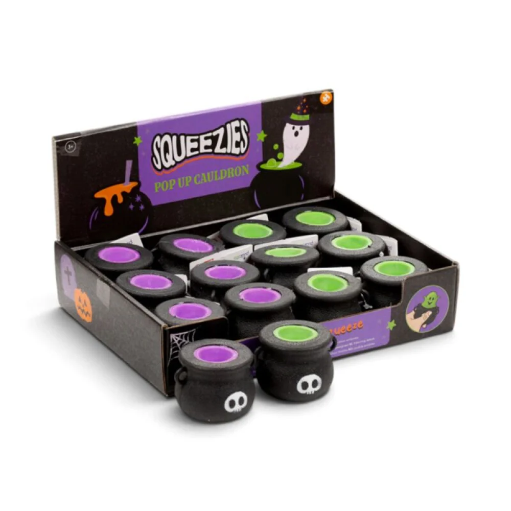 Puckator Squeezy Pop Out Toy Spooky Cauldron - 3