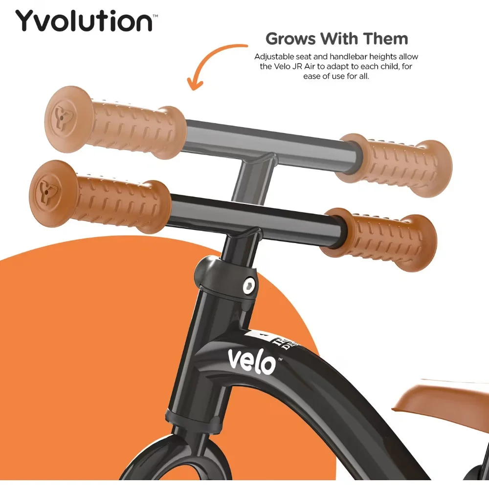 Y Volution Velo Junior 2021 Ποδήλατο Ισορροπίας Μαύρο - 3