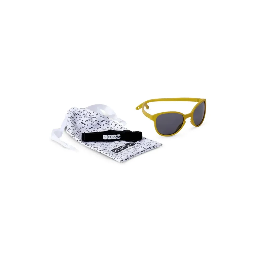 KiETLA Γυαλιά Ηλίου 1-2 ετών Wayfarer Mustard - 3
