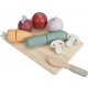 Little Dutch Ξύλινος δίσκος κοπής με λαχανικά