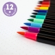 Legami Μαρκαδόροι Brush Markers Σετ 12 Τμχ - 3