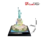Cubic Fun 3D Παζλ Statue Of Liberty με Φωτισμό Led 37 τεμ. - 3