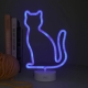 Legami Neon Effect Led Lamp - Its a Sign Kitty - 3
