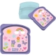 Must Team Φαγητοδοχείο Παιδικό PP Τοστ Flowers 400 ml