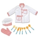 Αποκριάτικη Παιδική Στολή Σεφ με Αξεσουάρ 11τμχ Νο 3-7 ετών