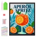 Splat Planet Σετ Diamond Painting Aperol Spritz σε Καμβά με Τελάρο - 3