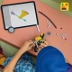 Lego Technic Yellow Motorcycle - 6
