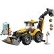 Lego City Yellow Backhoe Loader - 2